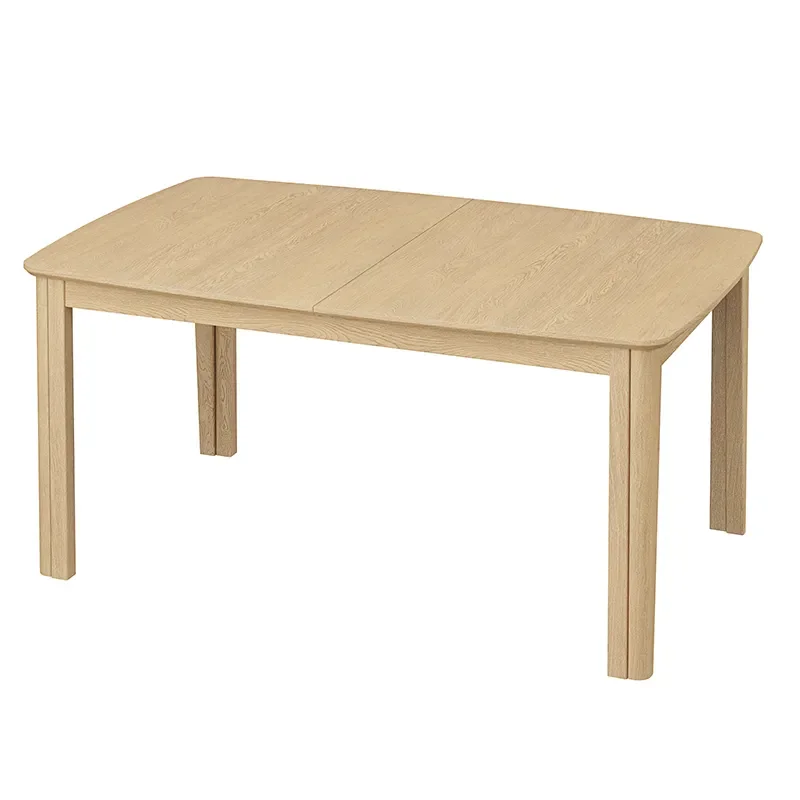 Skovby, SM107 Ruokapoyta 101x160-316-368 cm lakattu tammi