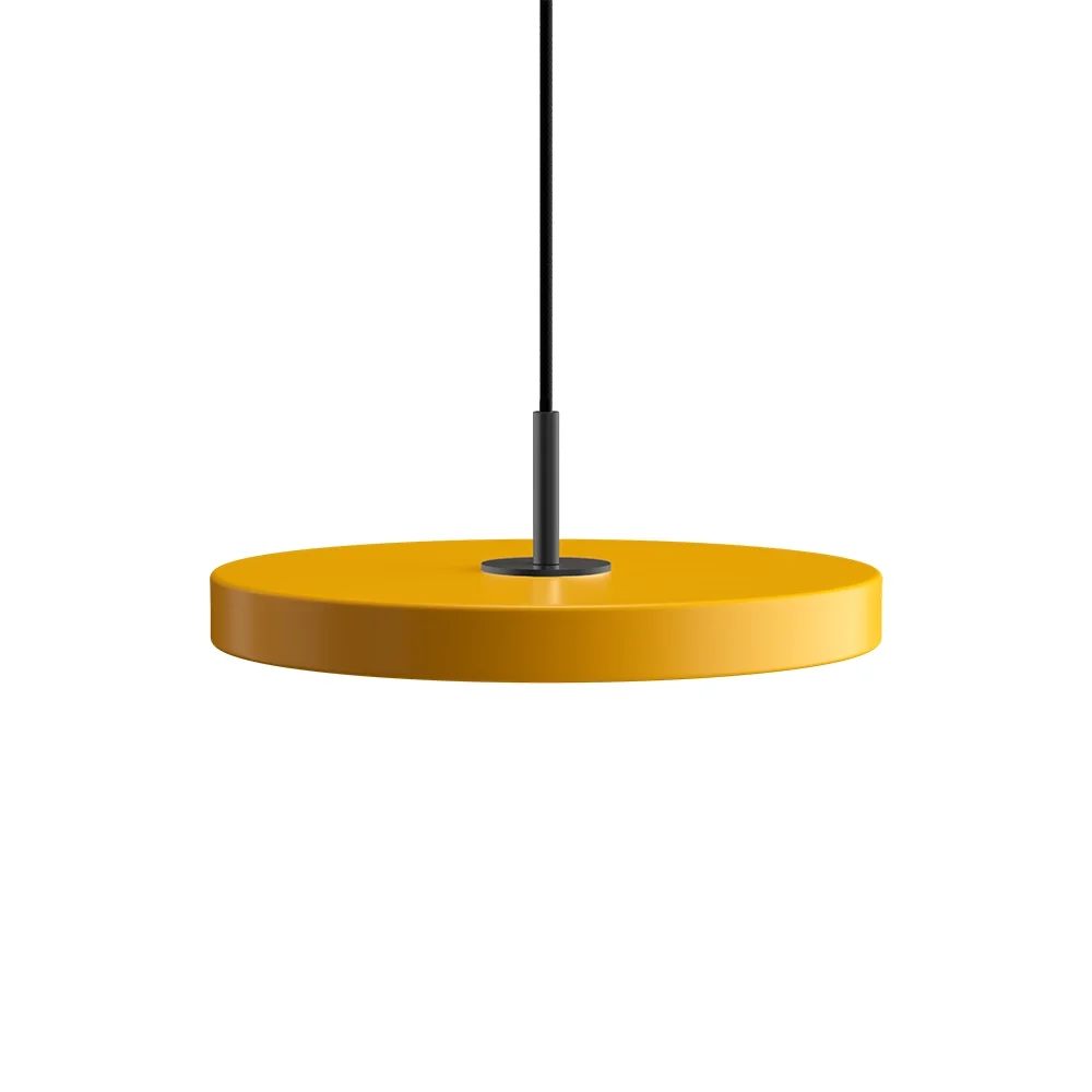 Umage, Asteria Mini Ø31 cm riippuvalaisin Saffron Yellow/musta