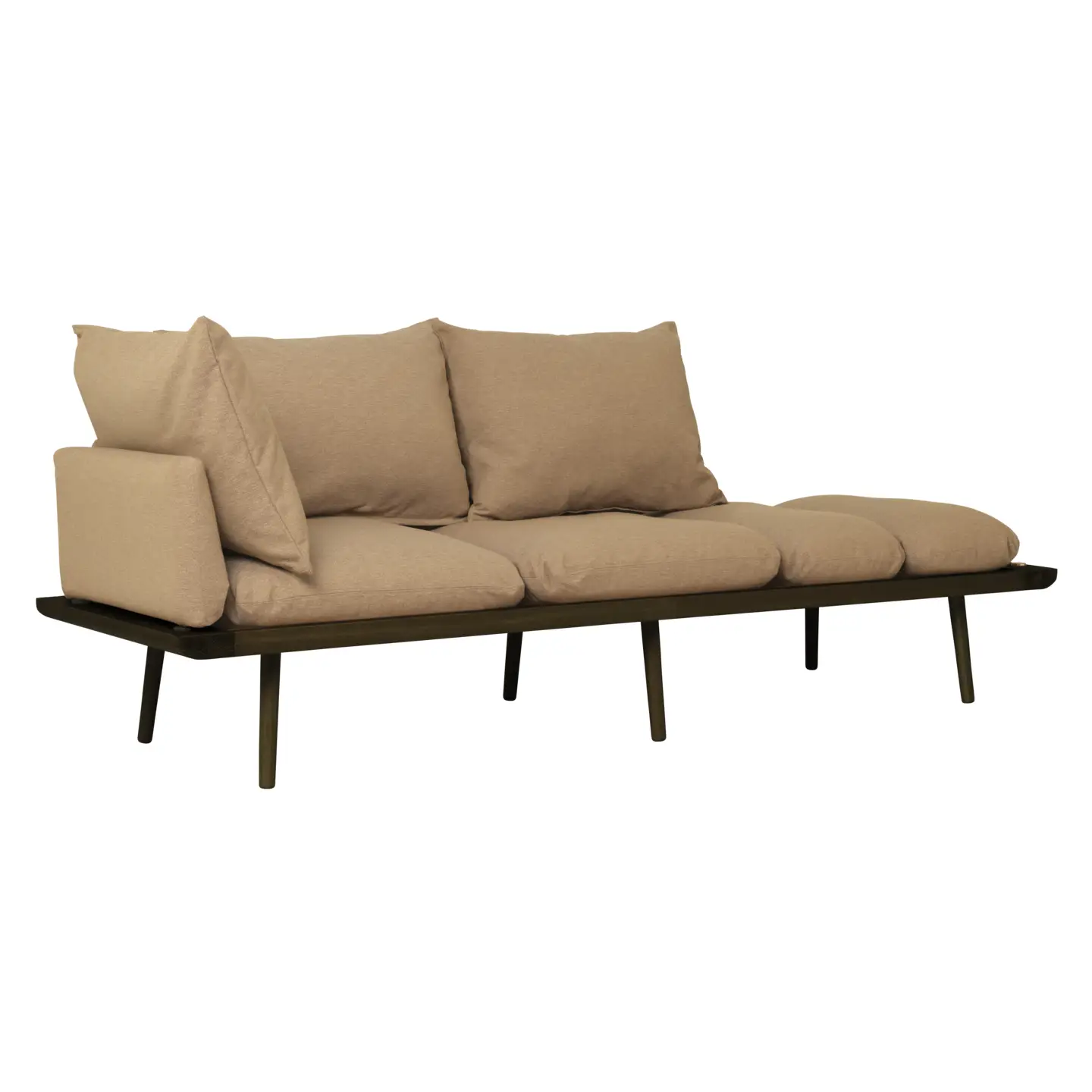 Umage, Lounge Around  3-istuttava sohva Dark Oak/Sugar Brown