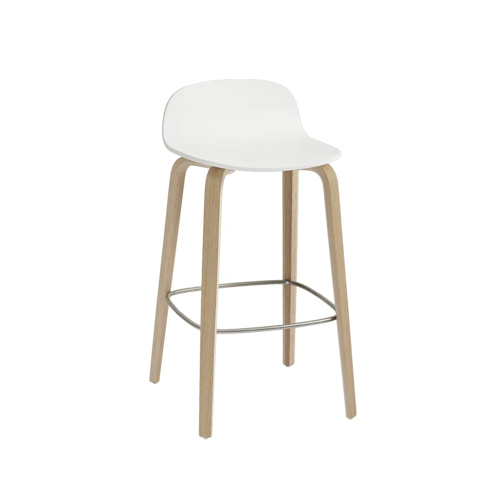 Muuto Visu baarituoli 65 cm White-Oak