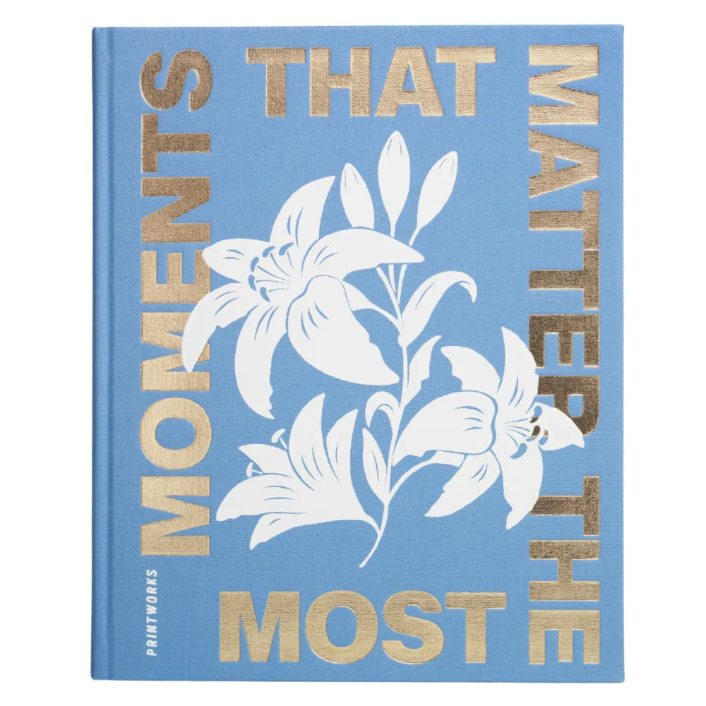 Printworks, Photo Album - Moments that Matters the Most, Blue