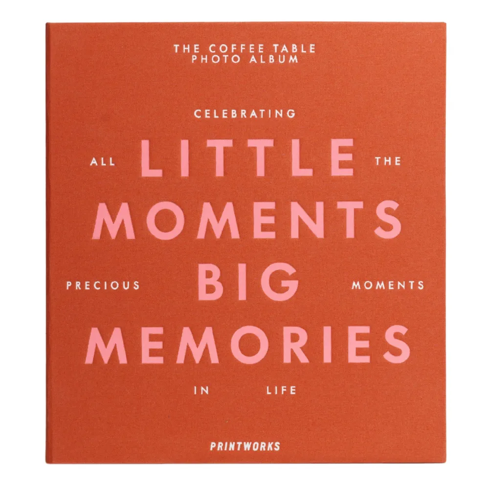Printworks, Valokuva-albumi - Little Moments Big Memories, Orange