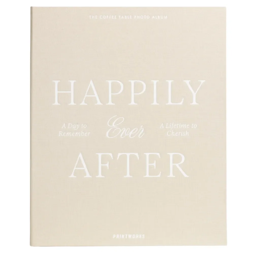 Printworks, Wedding Album - Happily Ever After, Beige