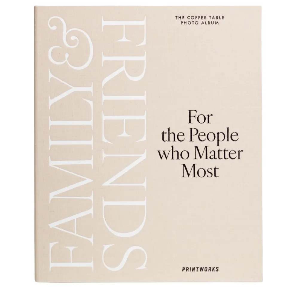 Printworks, Valokuva-albumi - Family and Friends, Beige