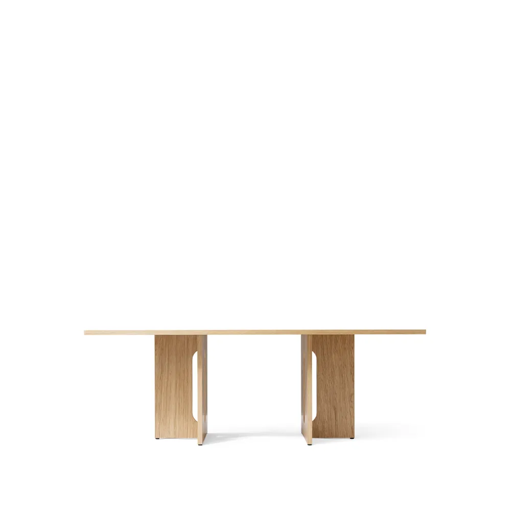 Audo Copenhagen Androgyne Rectangular -ruokapöytä Natural oak, 210 x 109 cm