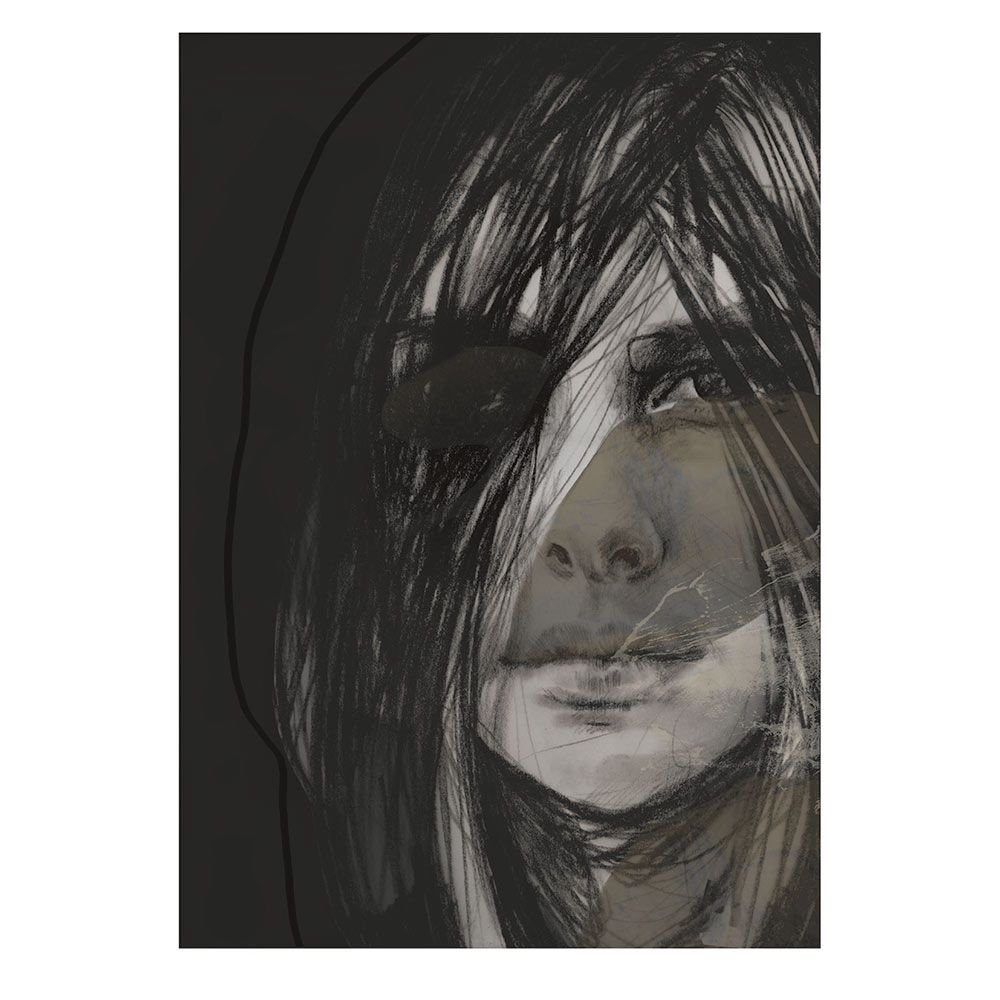 Anna Bülow, Anna Bülow poster The dark 70x100cm