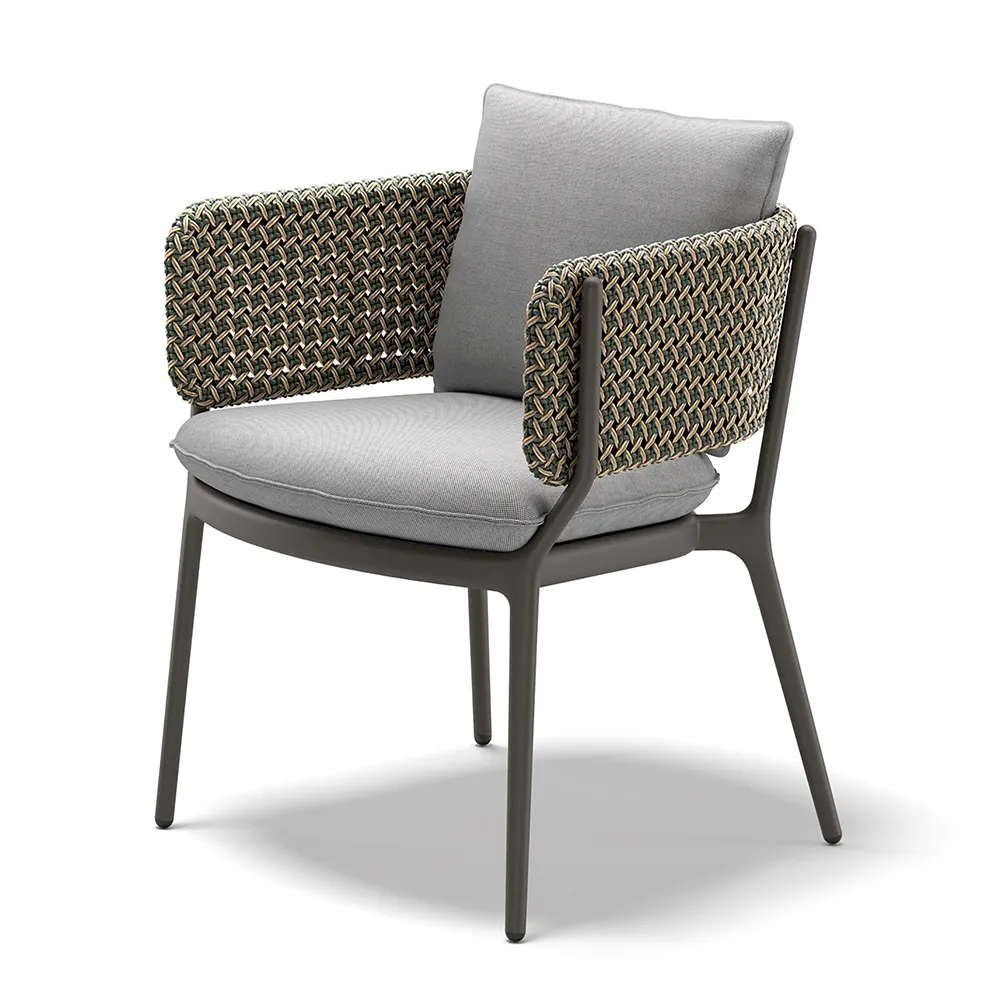 Dedon, Bellmonde käsinojallinen tuoli AEP black pepper 0317 pine 0180