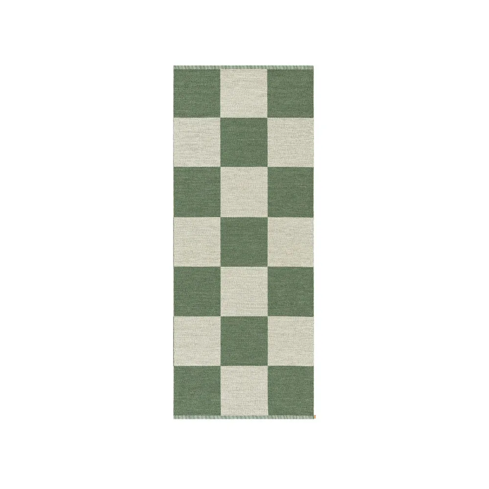 Kasthall Checkerboard Icon matto 85x200 cm Grey Pear