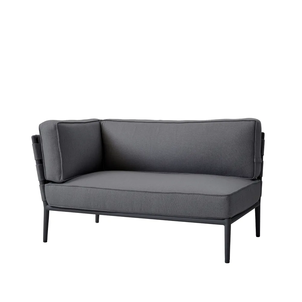 Cane-line Conic moduulisohva Cane-Line airtouch grey, oikea, sis. tyynyt