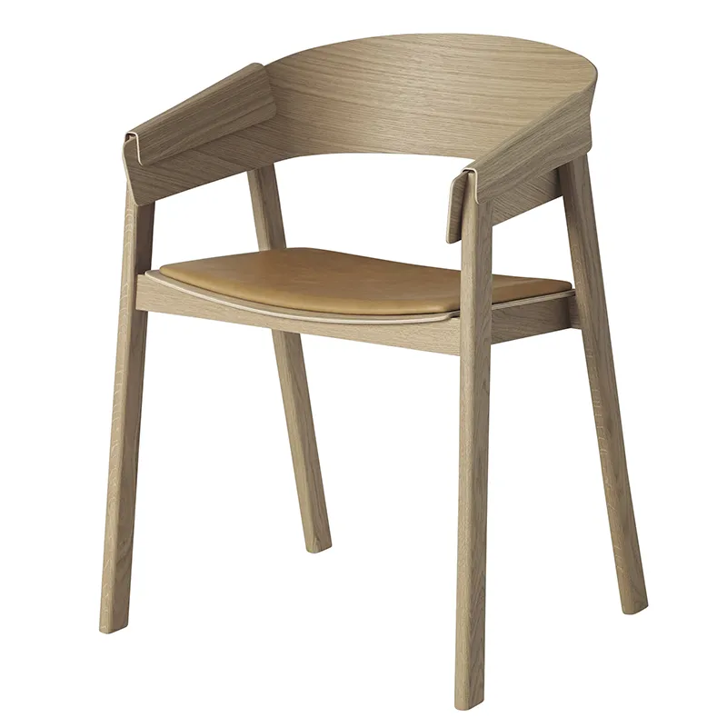 Muuto, Cover tuoli - Refine Leather Cognac Oak