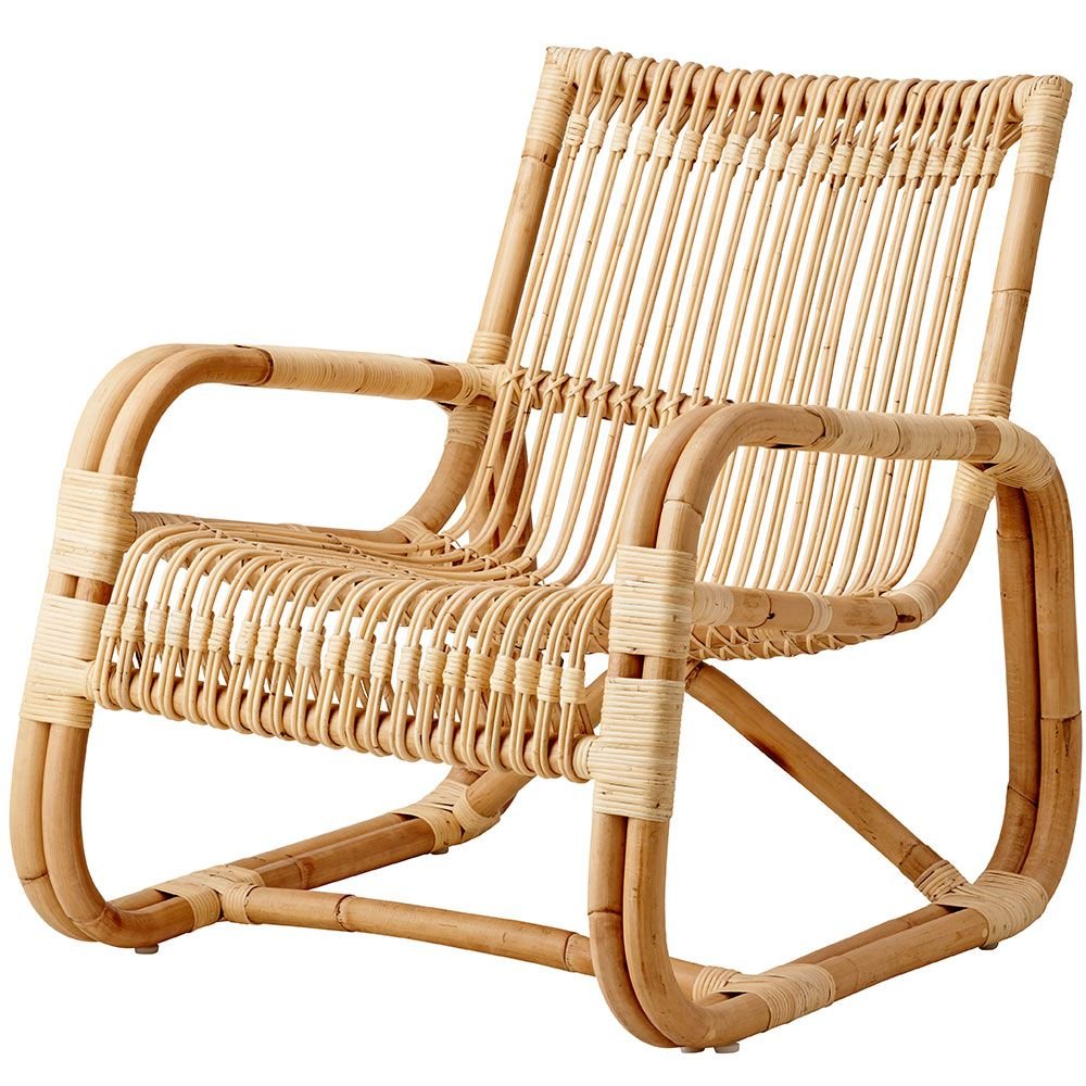 Cane-line, Curve lounge-tuoli Luonnollinen