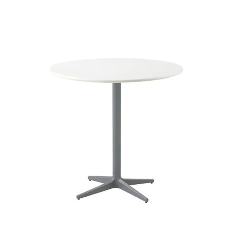 Cane-line Drop kahvipöytä Ø80 cm White-light grey
