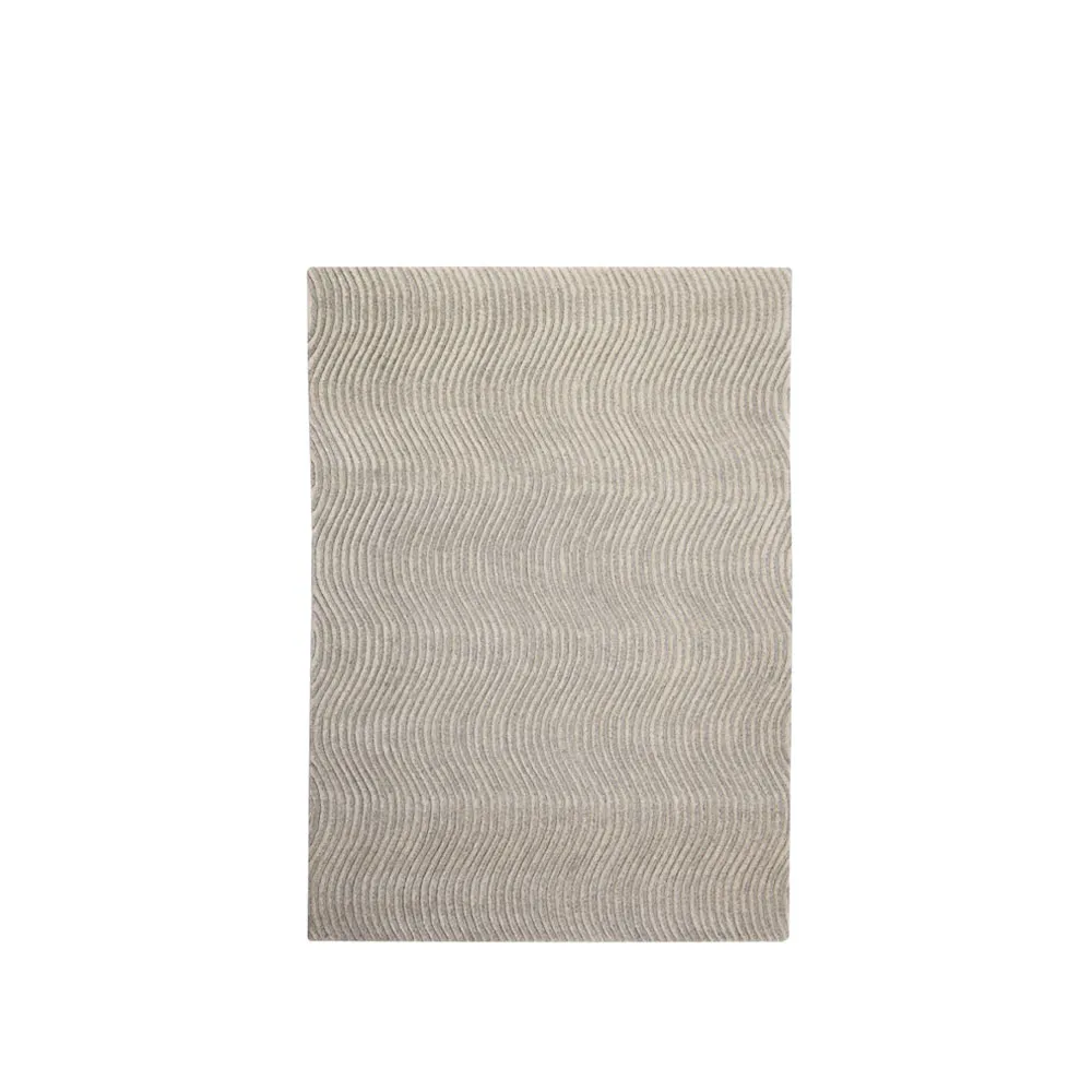 Kateha Dunes Wave -matto Light grey, 170 x 240 cm