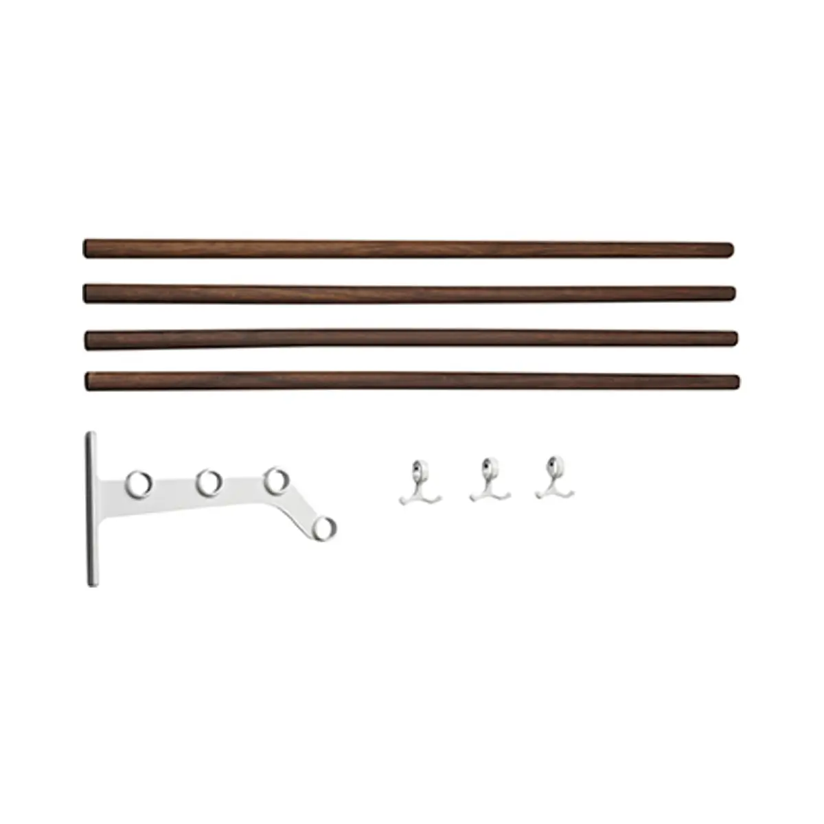 Essem Design, Nostalgi 291 Hattuhylly jatko-osa Pähkinä Valkoinen