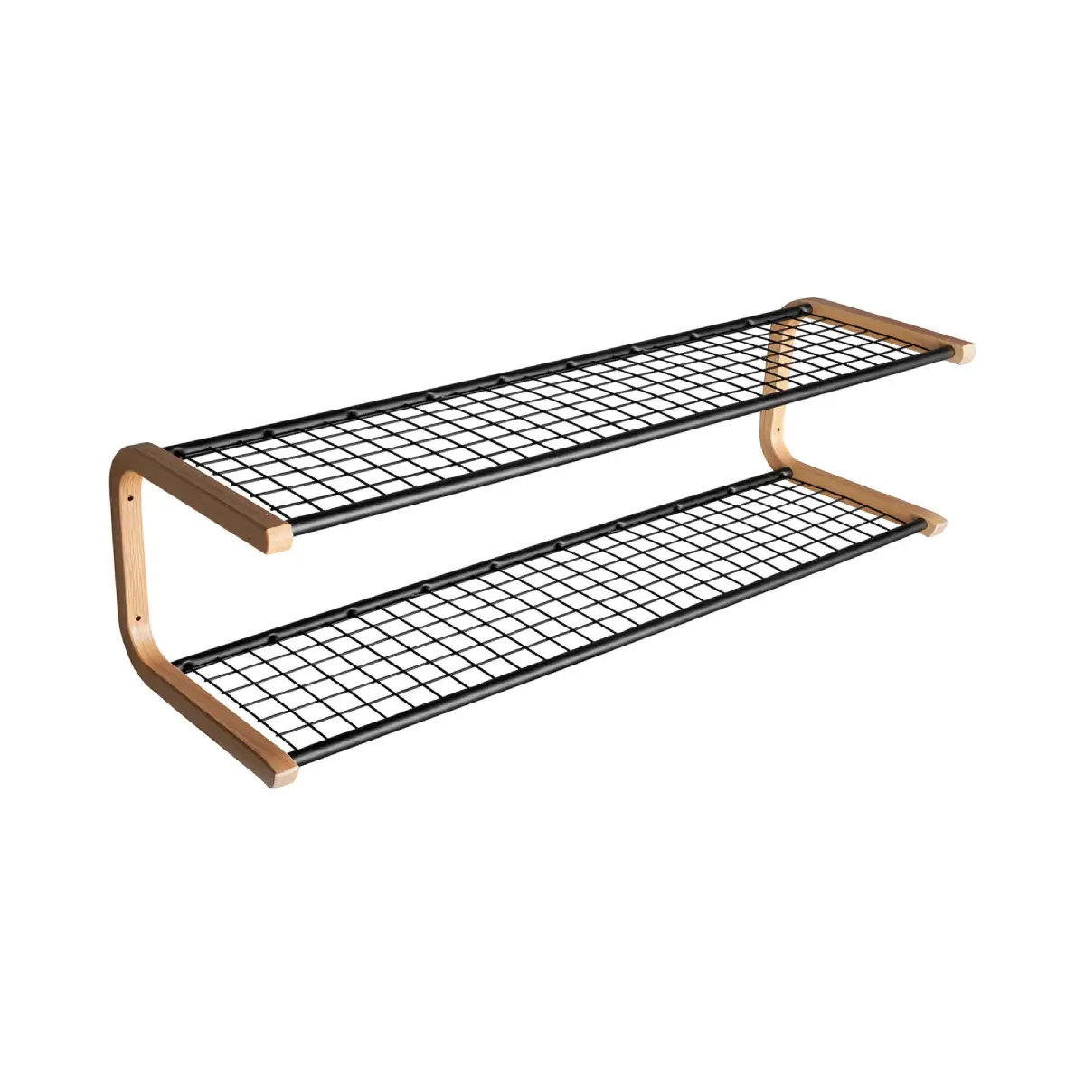 Essem Design, Anna Kenkähylly 120 cm Musta Tammi