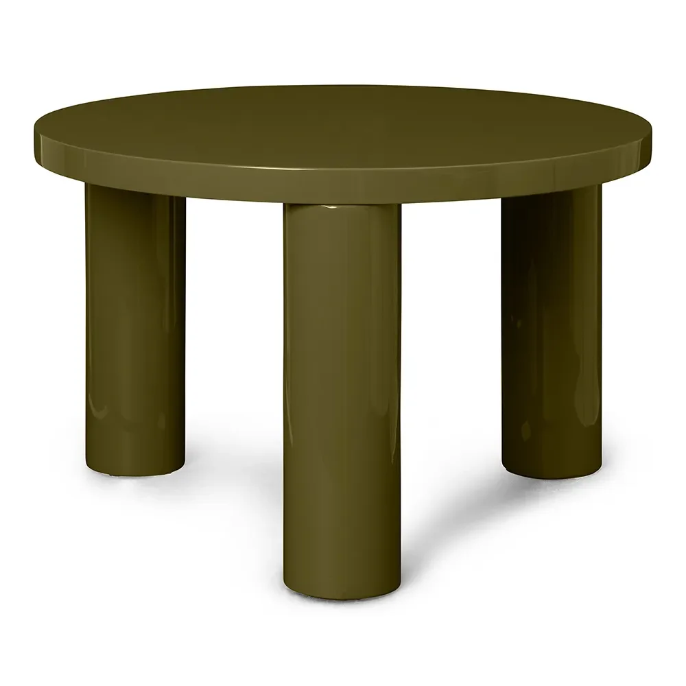 Ferm Living, Post Sohvapöytä Ø65 cm - Olive