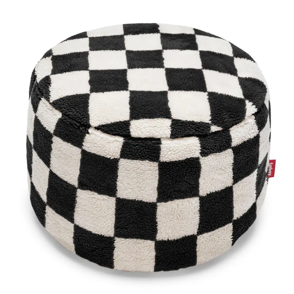 Fatboy, point teddy chess homo black ecru