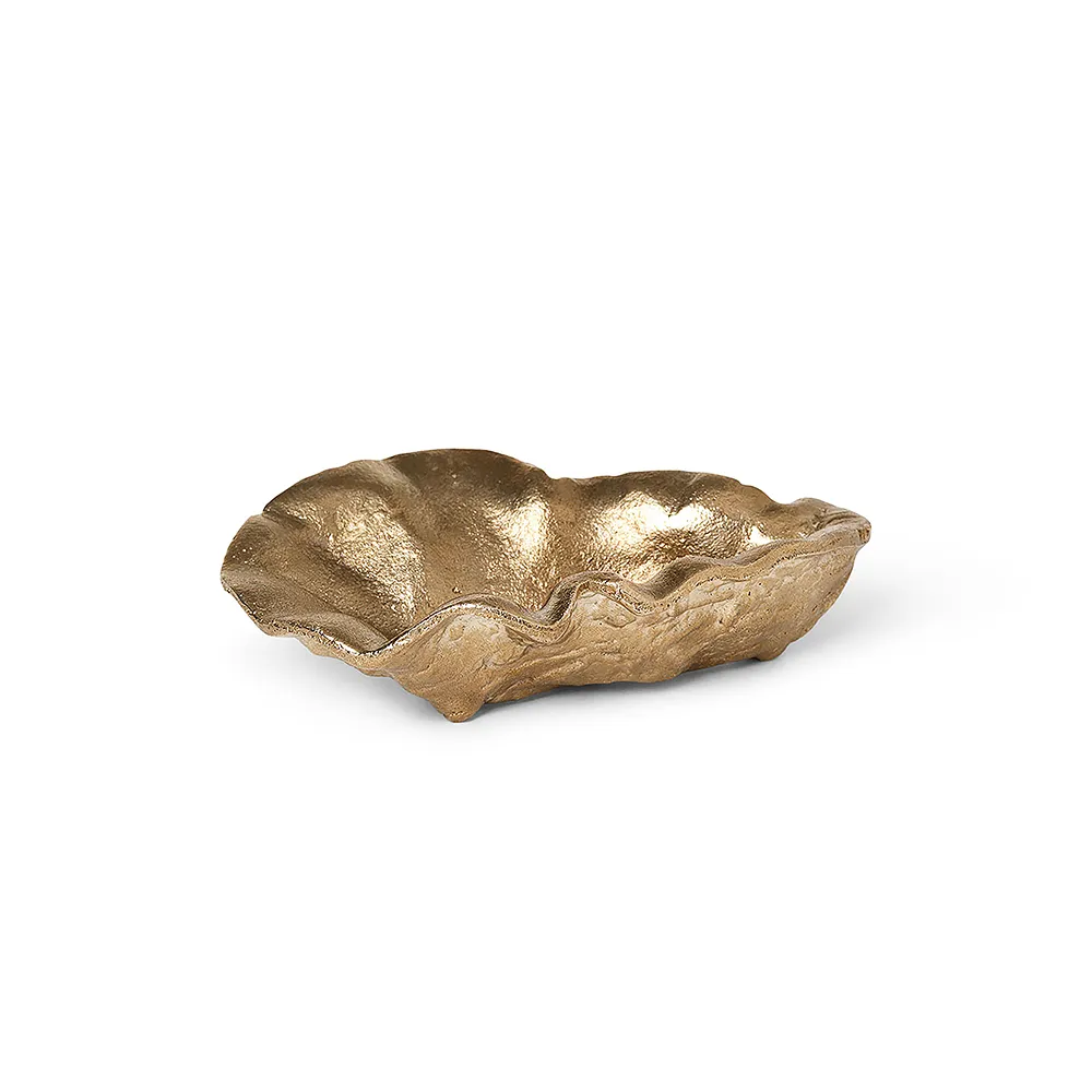 Ferm Living, Oyster Bowl - Brass
