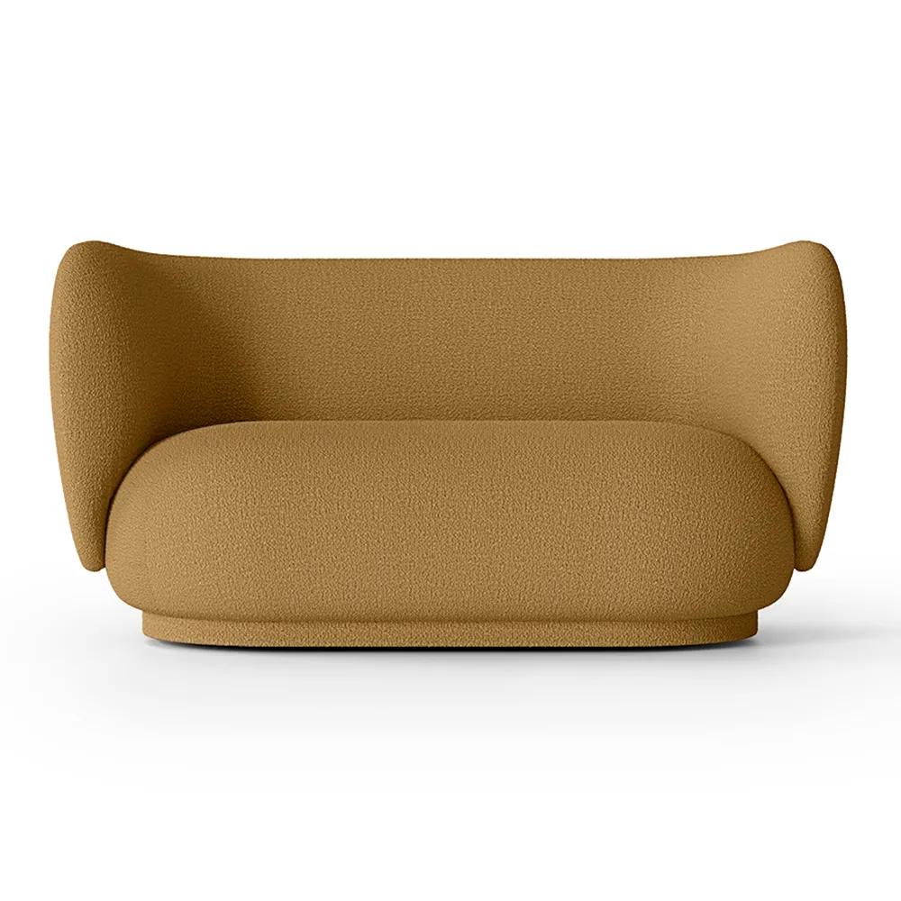 Ferm Living, Rico 2-istuttava sohva Wool Boucle - Sugar Kelp