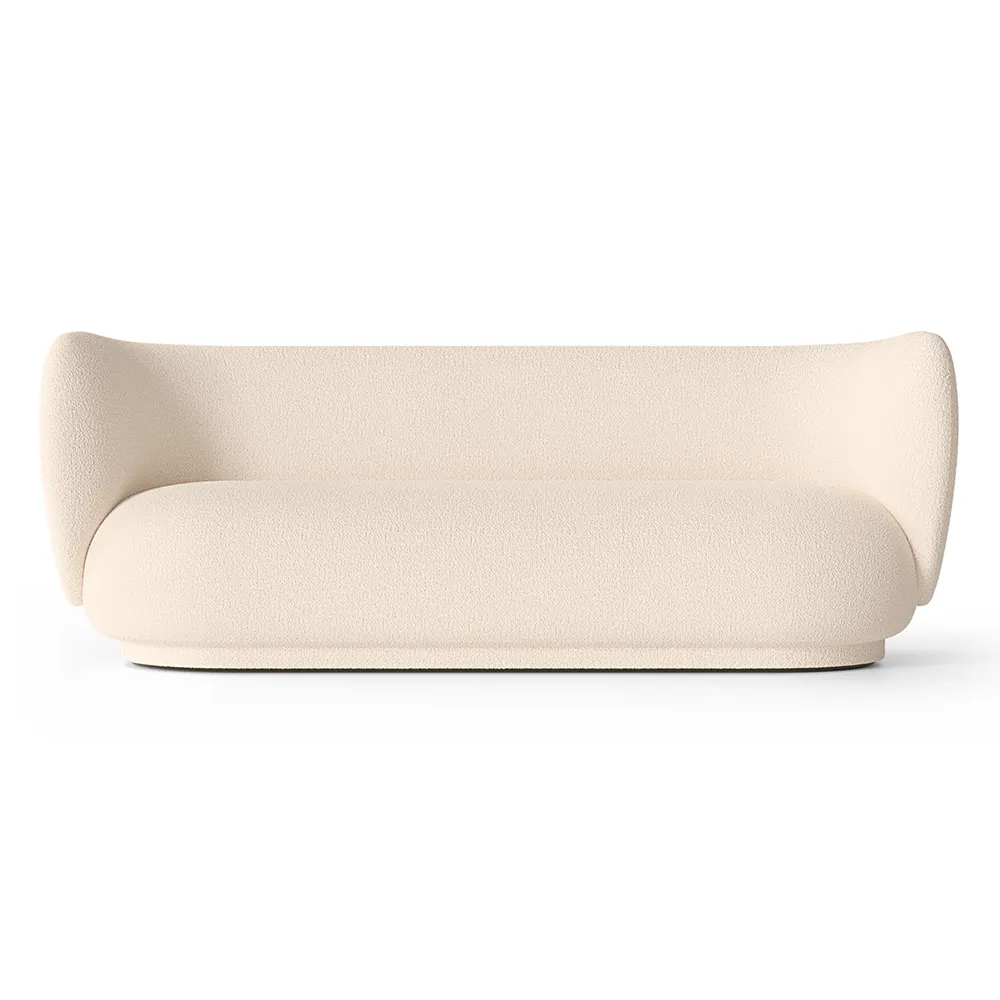 Ferm Living, Rico 3-istuttava sohva Wool Boucle - Off-white