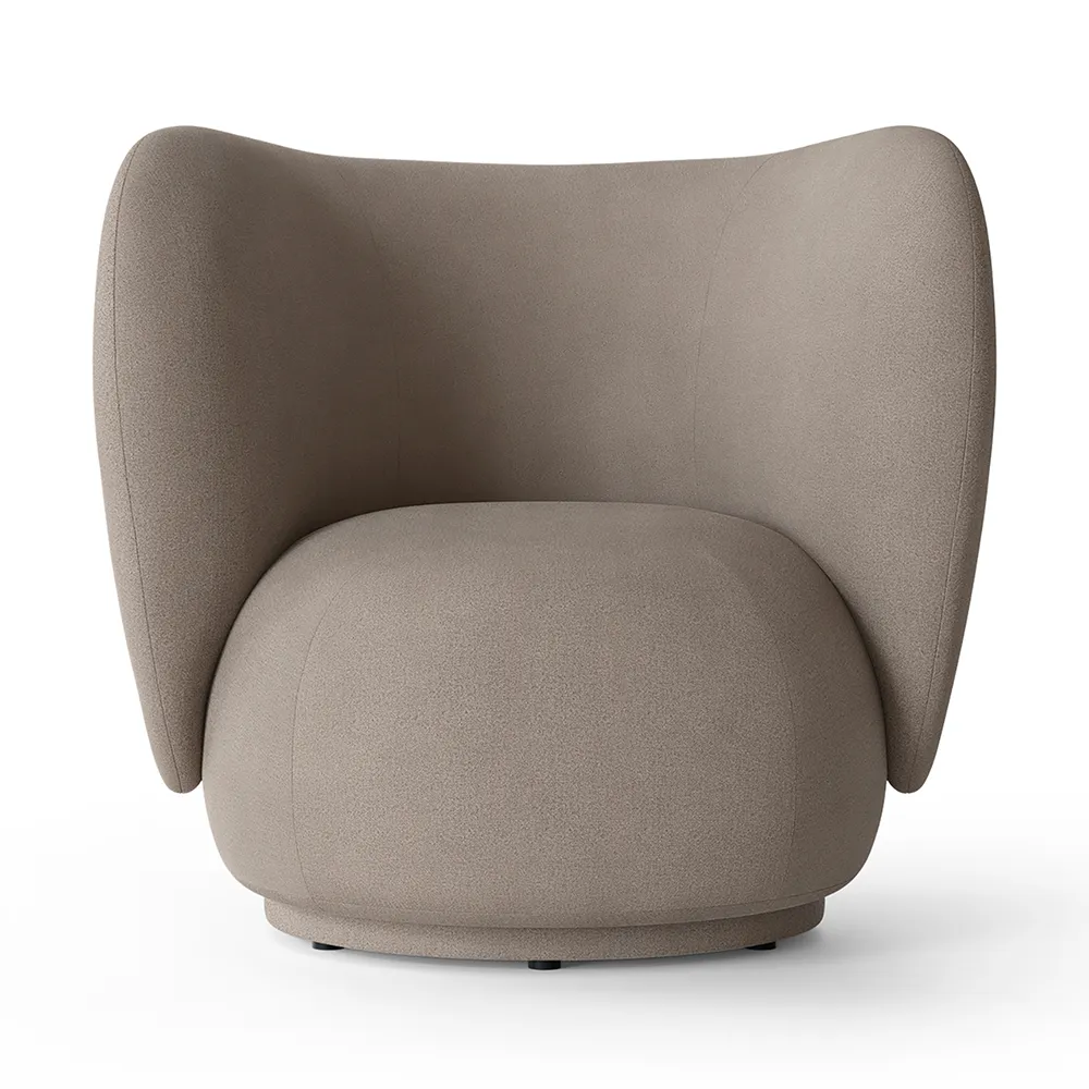 Ferm Living, Rico Lounge nojatuoli Brushed - Warm Grey
