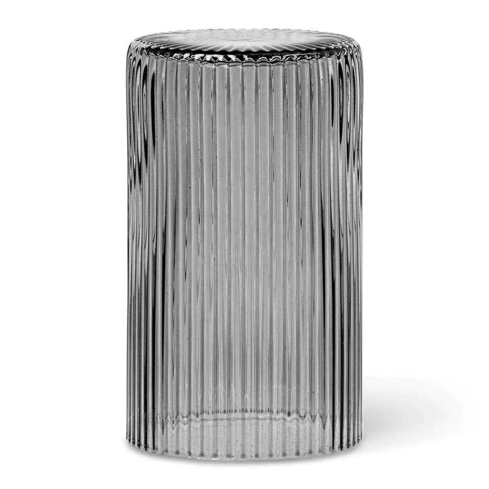 Ferm Living, Ripple Dekantterin kansi - Smoked Grey