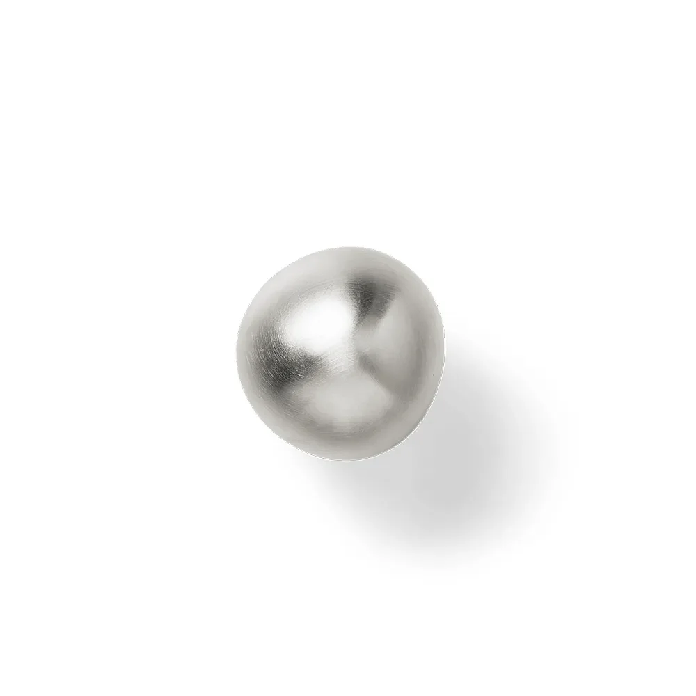 Ferm Living, Mushroom Koukkku - Brushed Stainless Steel