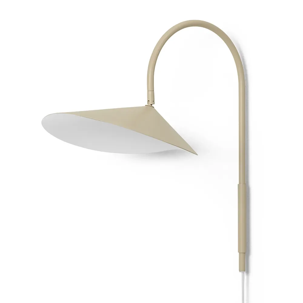 Ferm Living, Arum Swivel Seinävalaisin - Cashmere