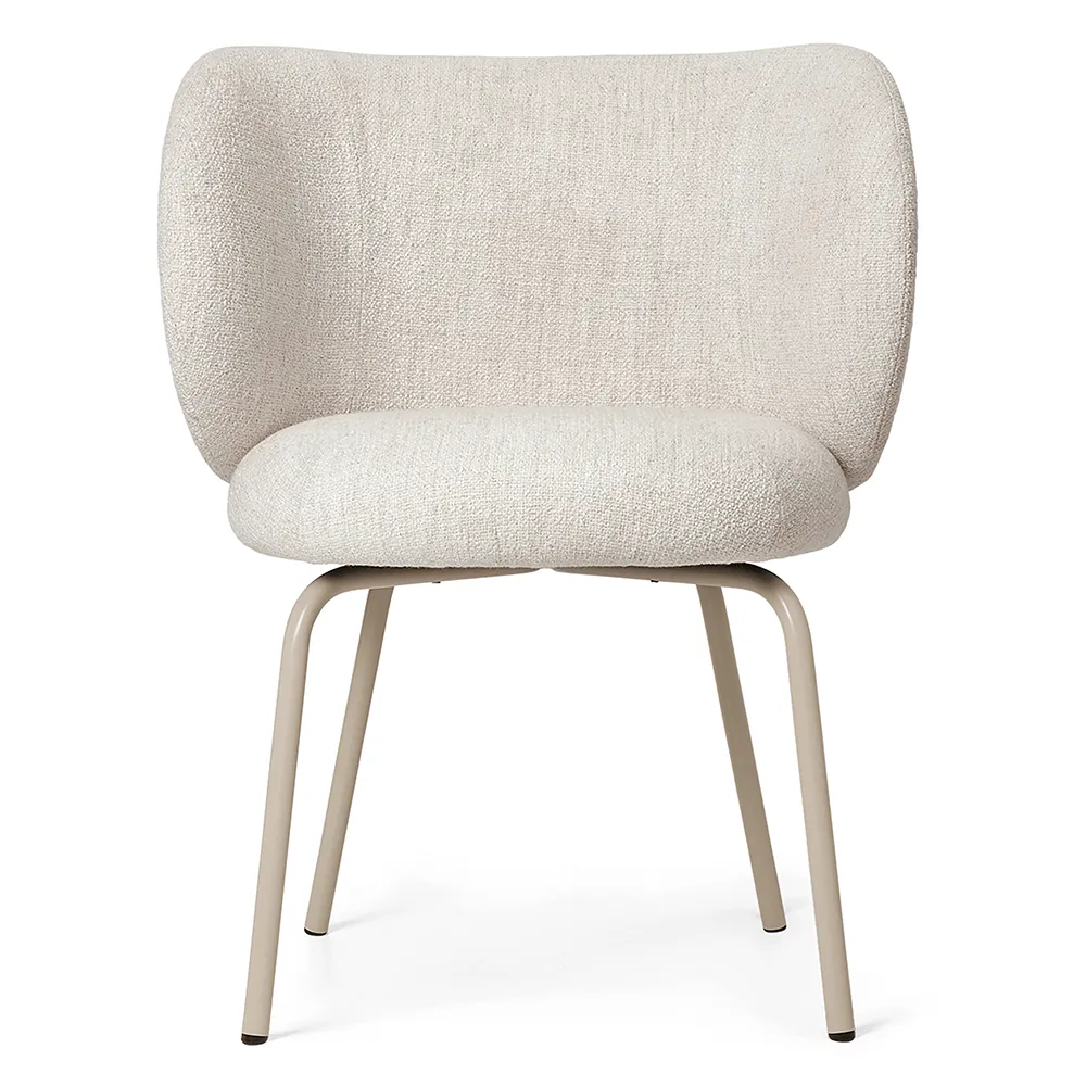 Ferm Living, Rico Ruokapöydän tuoli Cashmere Bouclé - Off-white
