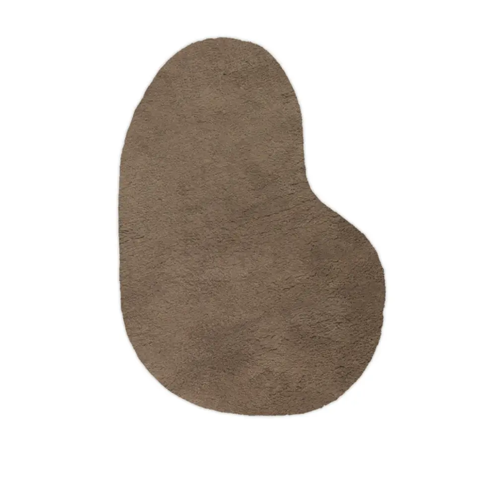 Ferm Living, Forma Villamatto 175x250 cm Tuhkanruskea