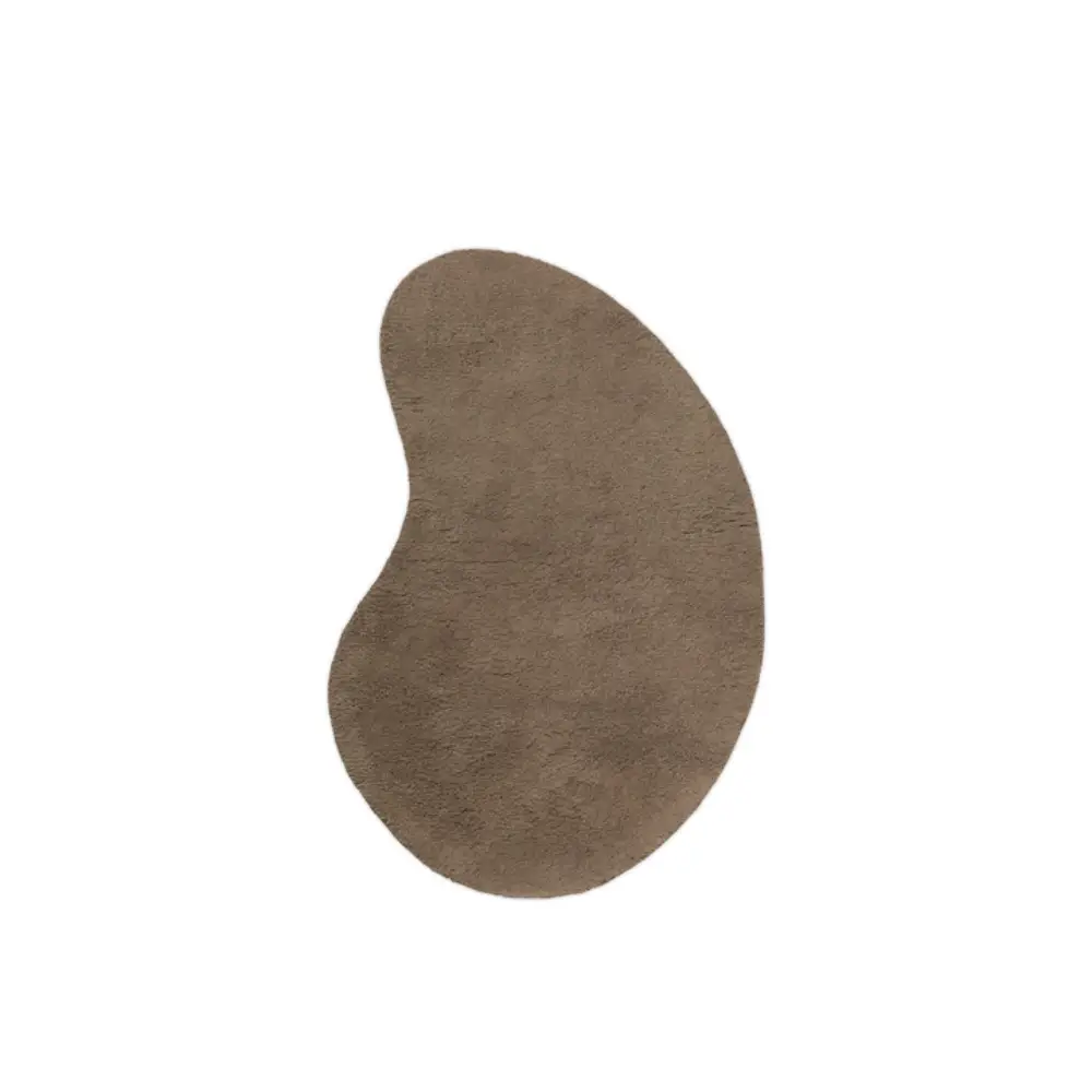 Ferm Living, Forma Villamatto 103x155 cm Tuhkanruskea