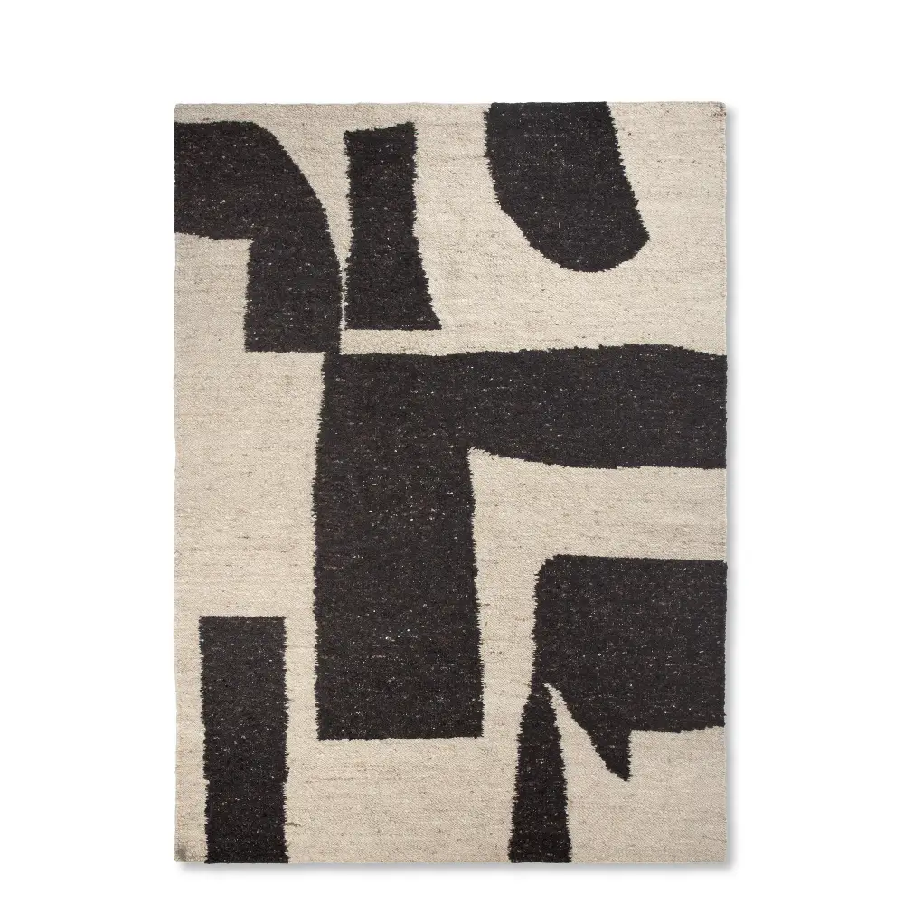 Ferm Living, Piece Matto 200x300 cm - Off-white/Coffee