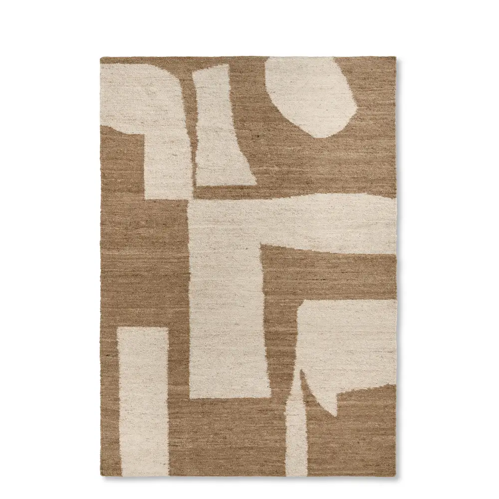 Ferm Living, Piece Matto 200x300 cm - Off-white/Toffee