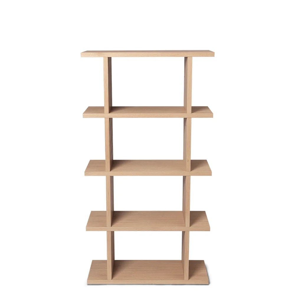 Ferm Living, Kona kirjahylly 1x4 - Luonnontammea