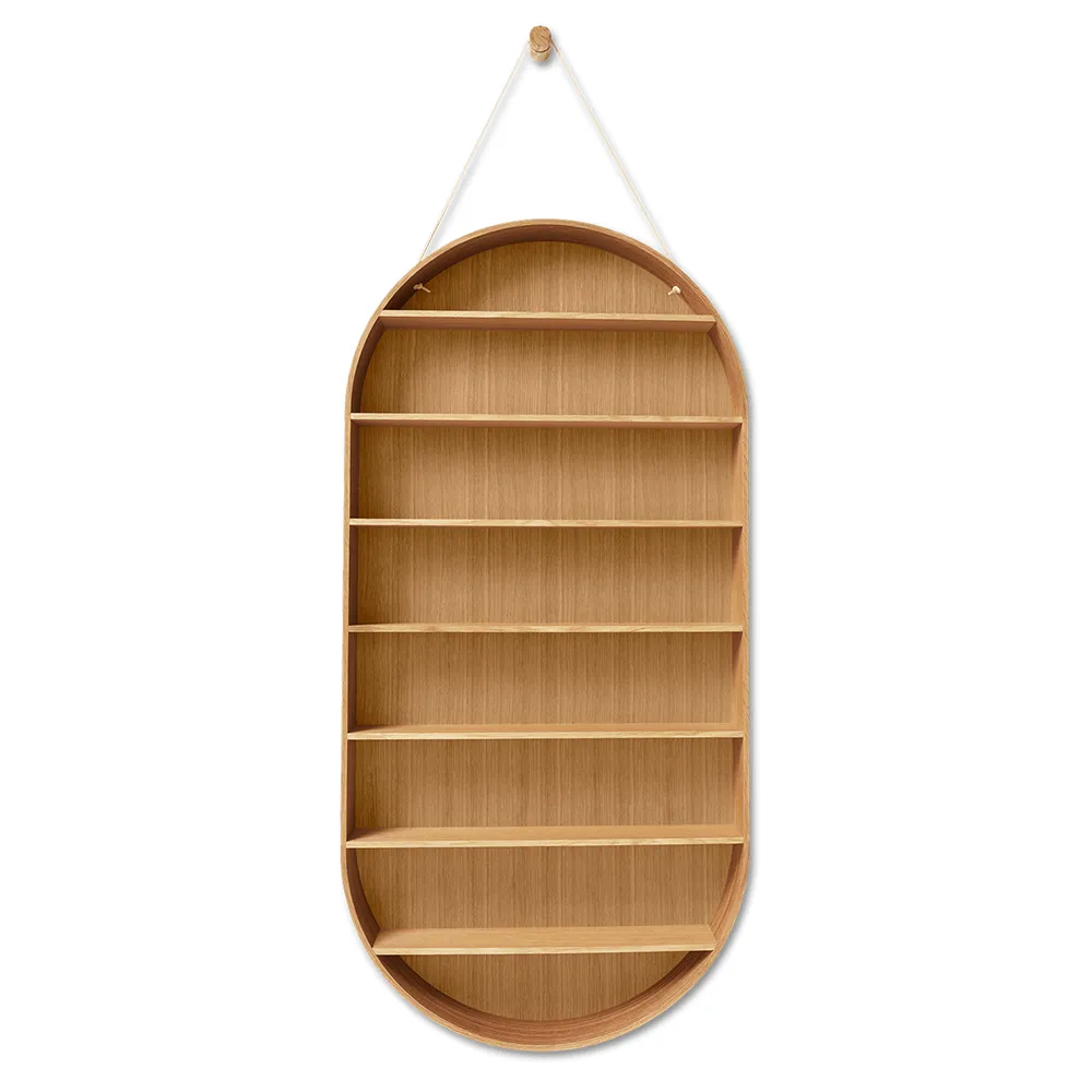 Ferm Living, Oval Dorm Hylly - Oiled Oak