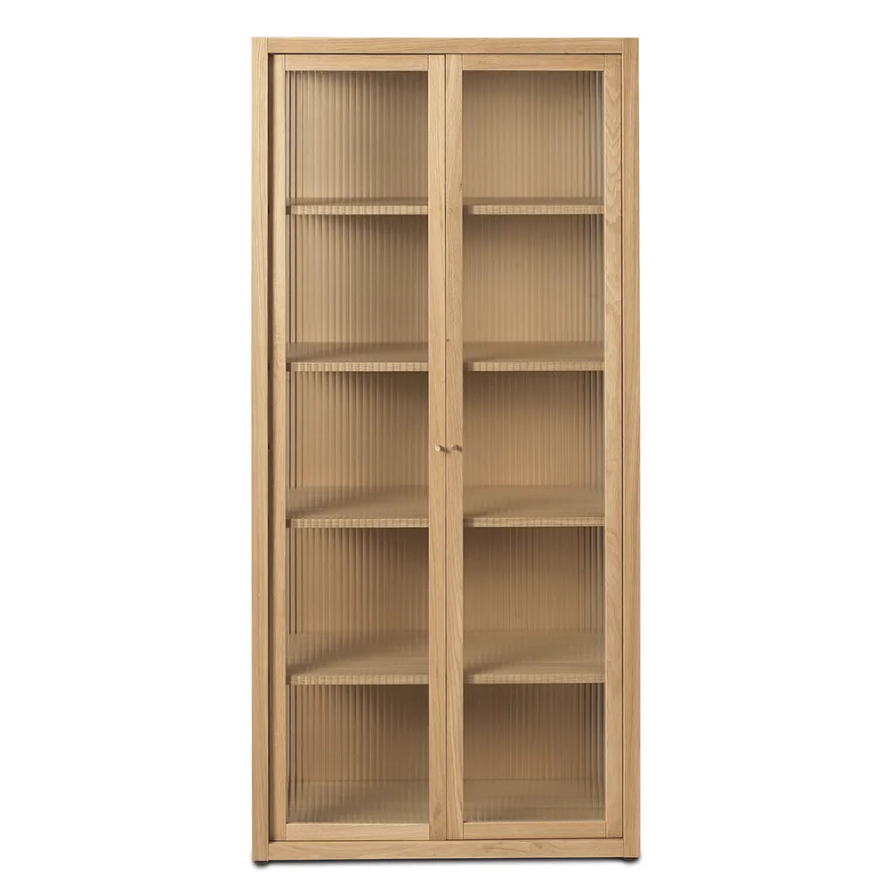 Ferm Living, Reed Vitriinikaappi - Natural Oak
