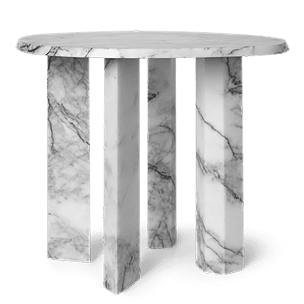Ferm Living, Taula sivupöytä  - White/Charcoal