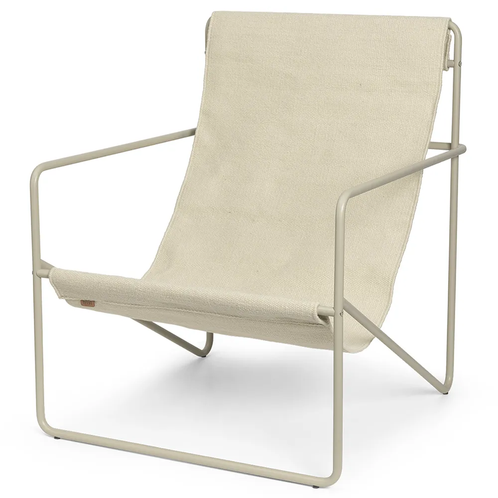 Ferm Living, Desert Lounge Nojatuoli Cashmere/Cloud