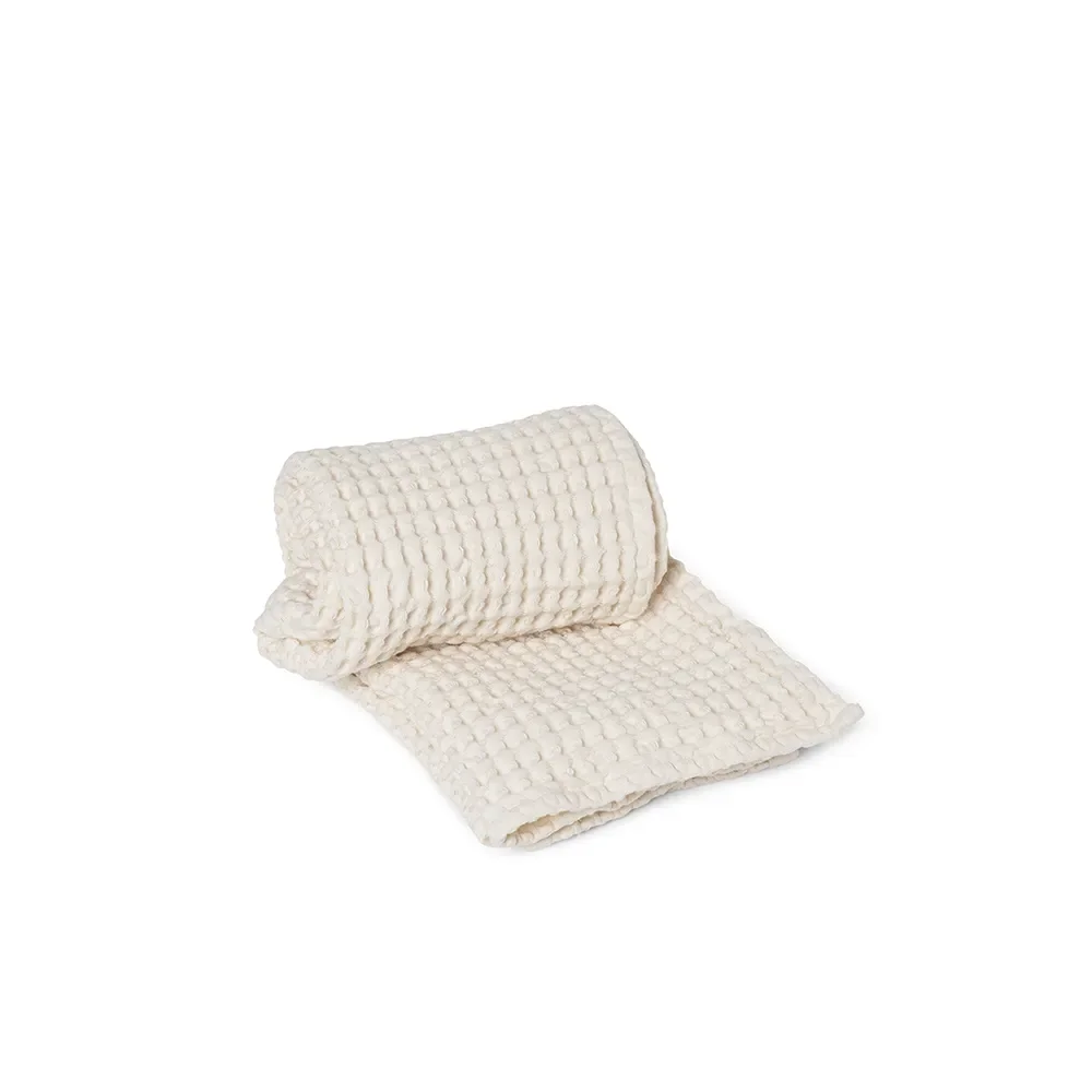 Ferm Living, Pyyhe Orgaaninen Puuvilla Off-White