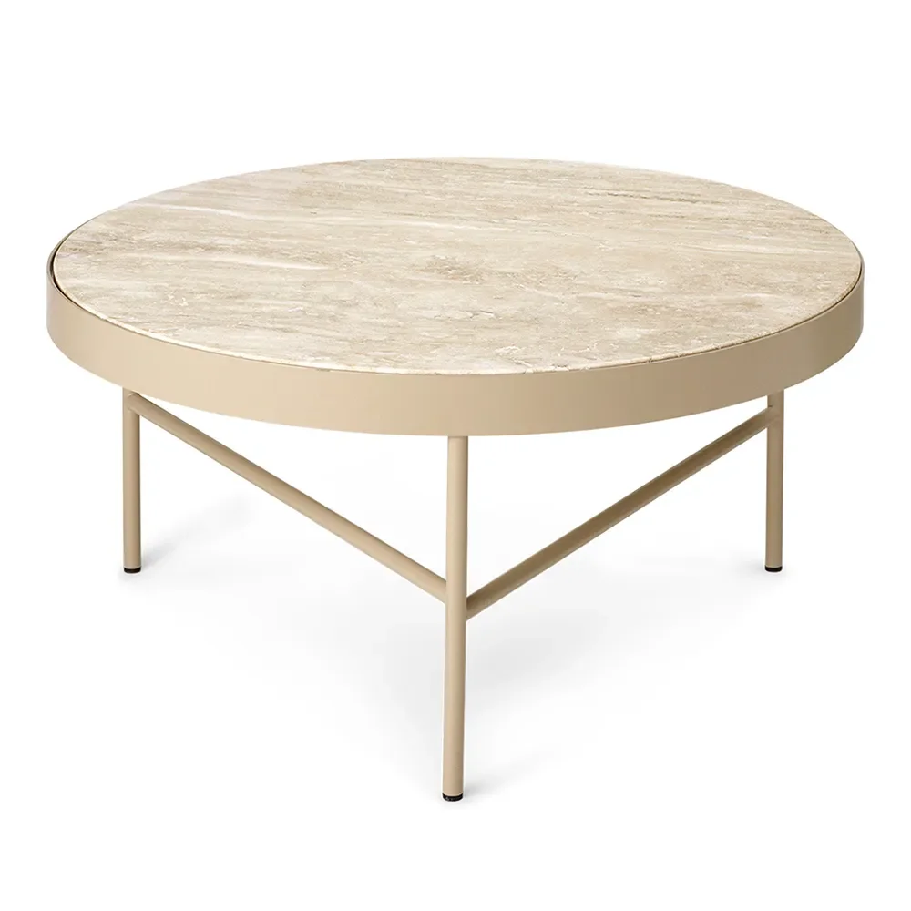Ferm Living, Travertine Ruokapöytä - Cashmere