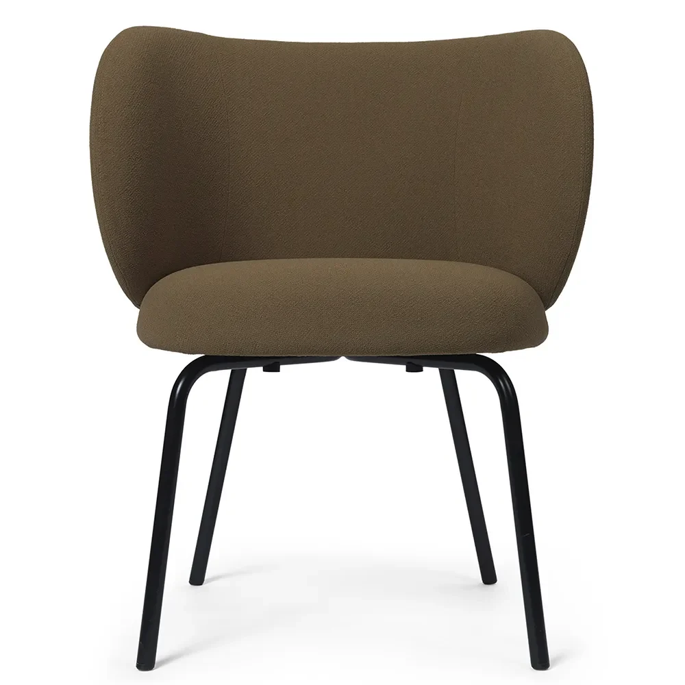 Ferm Living, Rico Ruokapöydän tuoli Black Grain - Caramel