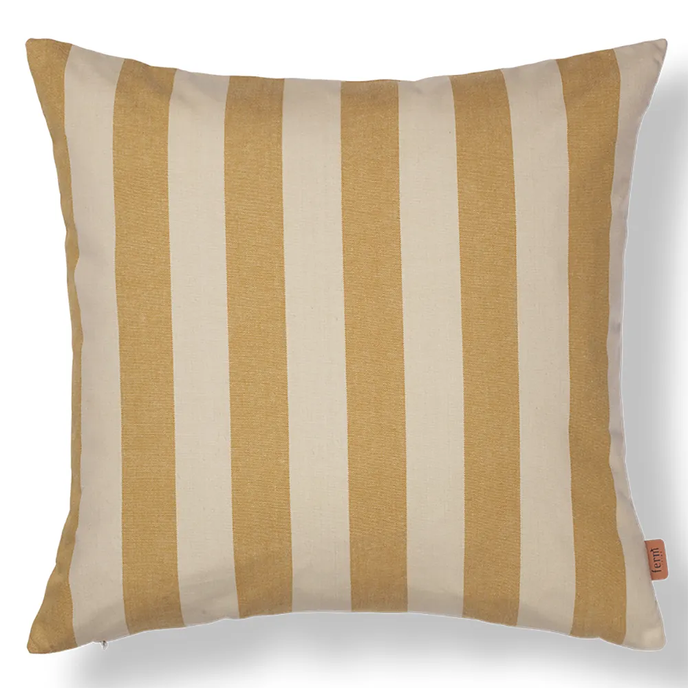 Ferm Living, Strand Koristetyyny Warm Yellow/Parchment