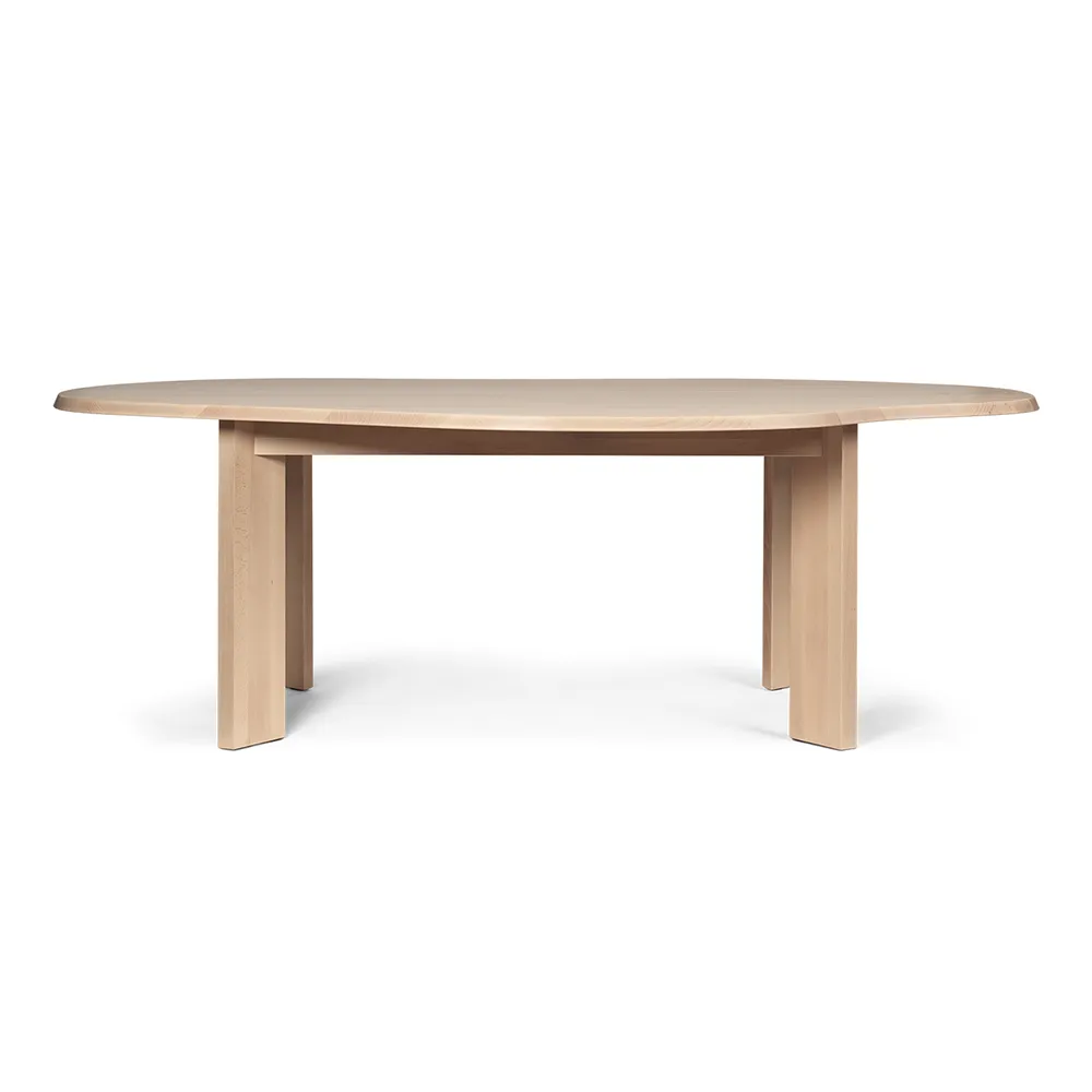 Ferm Living, Tarn Ruokapöytä 220 cm - White Oiled Beech