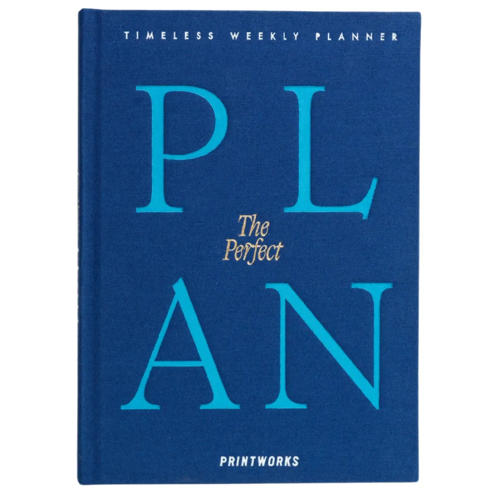 Printworks, Weekly Planner - The Perfect Plan, Blue