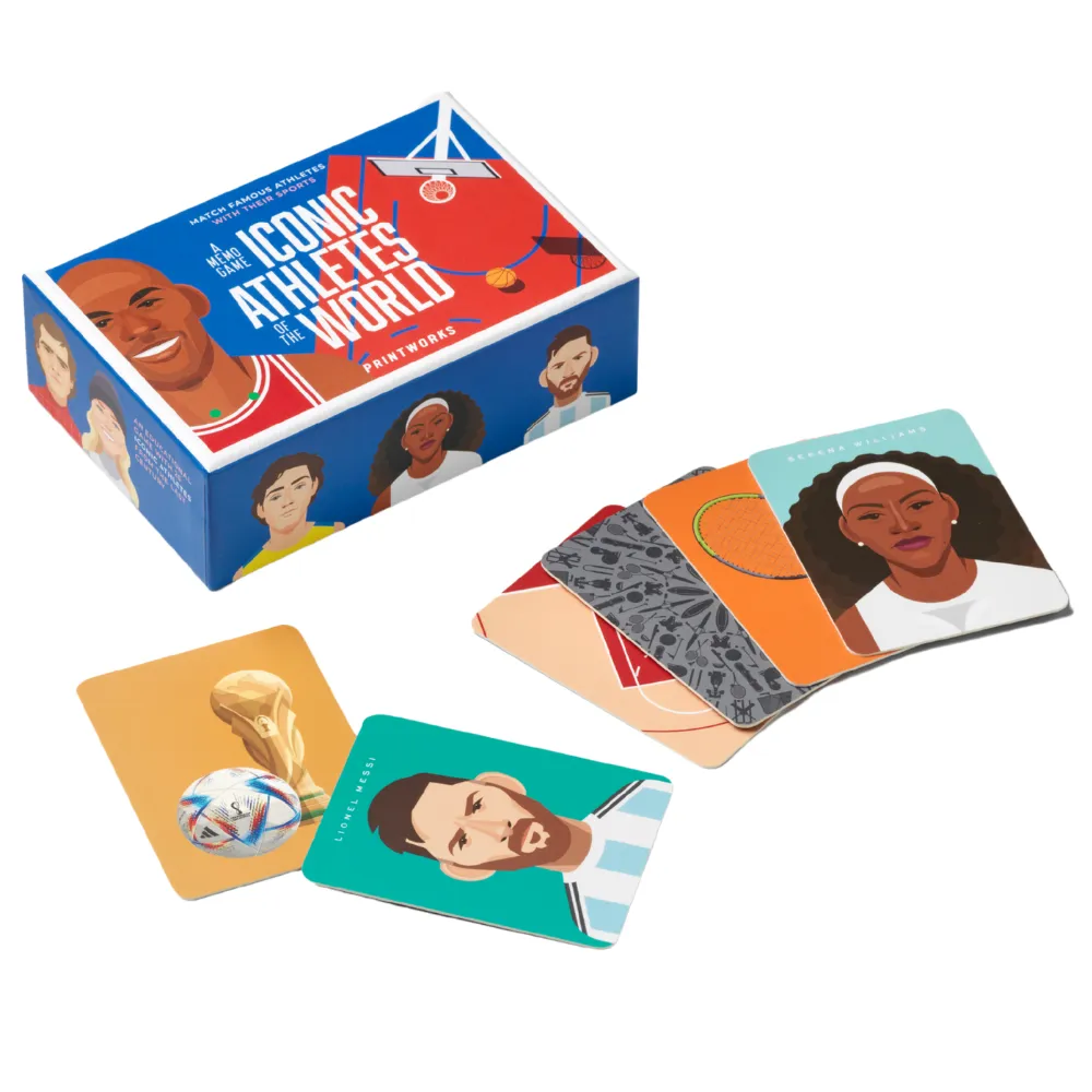 Printworks, Memo Game - Iconic Athletes