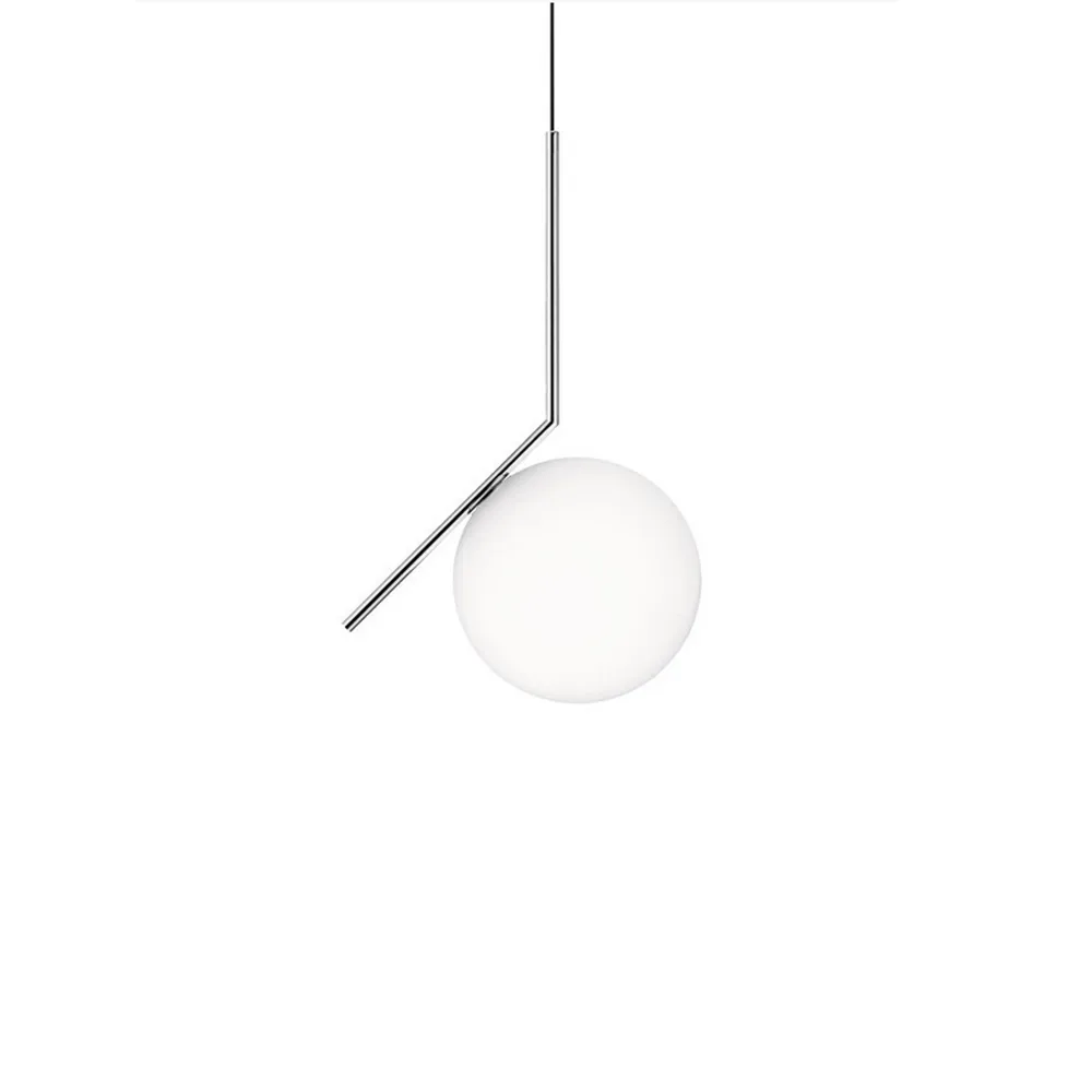 Flos IC lights S1 kattovalaisin Krom-opali