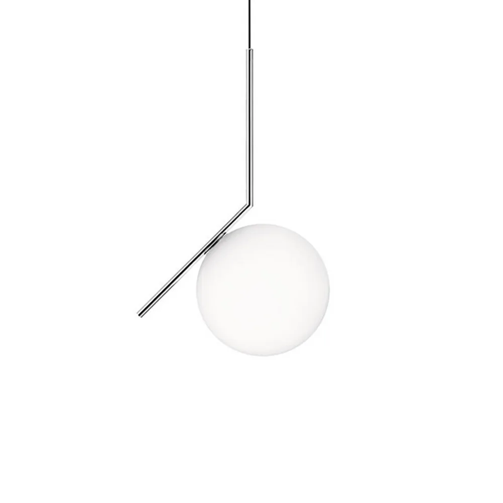 Flos IC lights S2 kattovalaisin Krom-opali