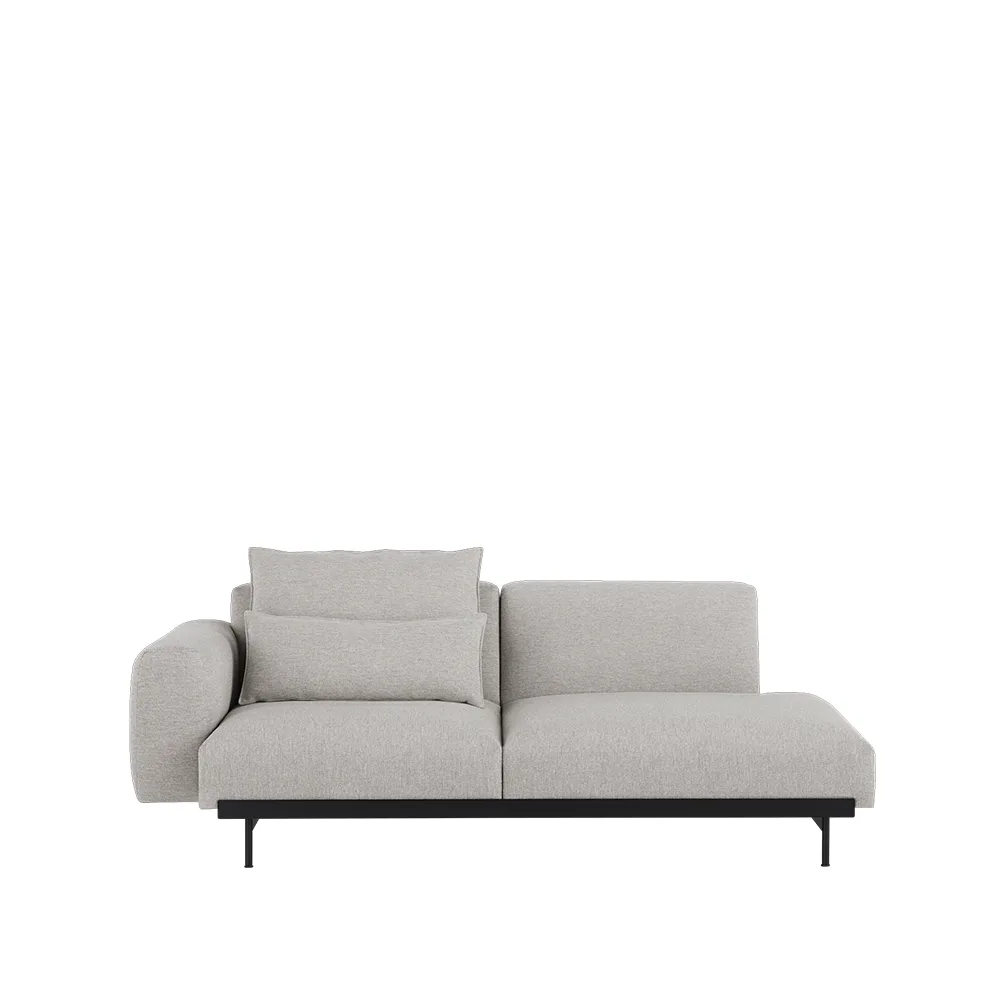 Muuto In Situ -moduulisohva 2-istuttava configuration 3 Clay 12-Configuration 3-Black