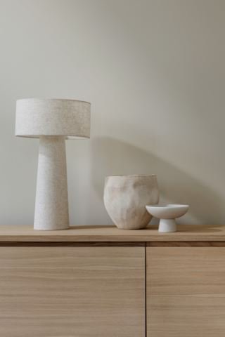 Eves pöytävalaisin beige