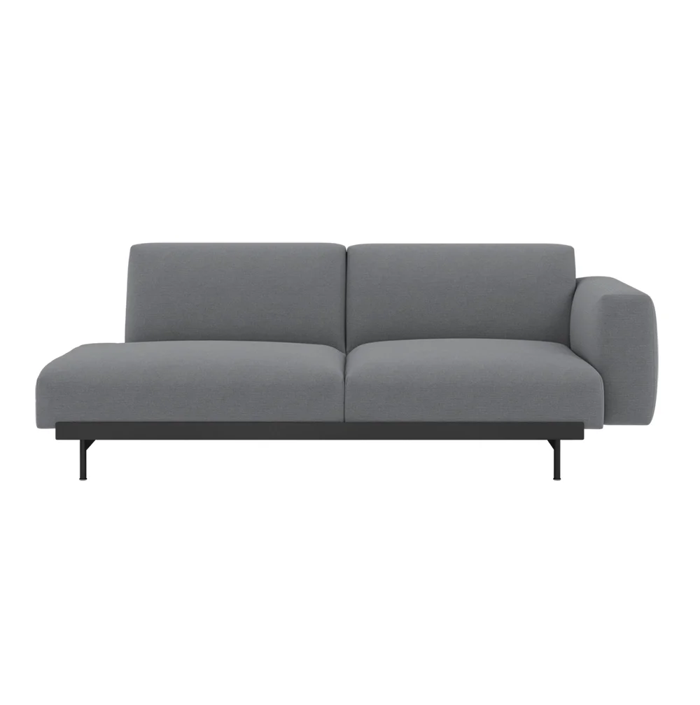 Muuto, In Situ 2-istuttava modulaarinen sohva Config 2 - Ocean80/Musta